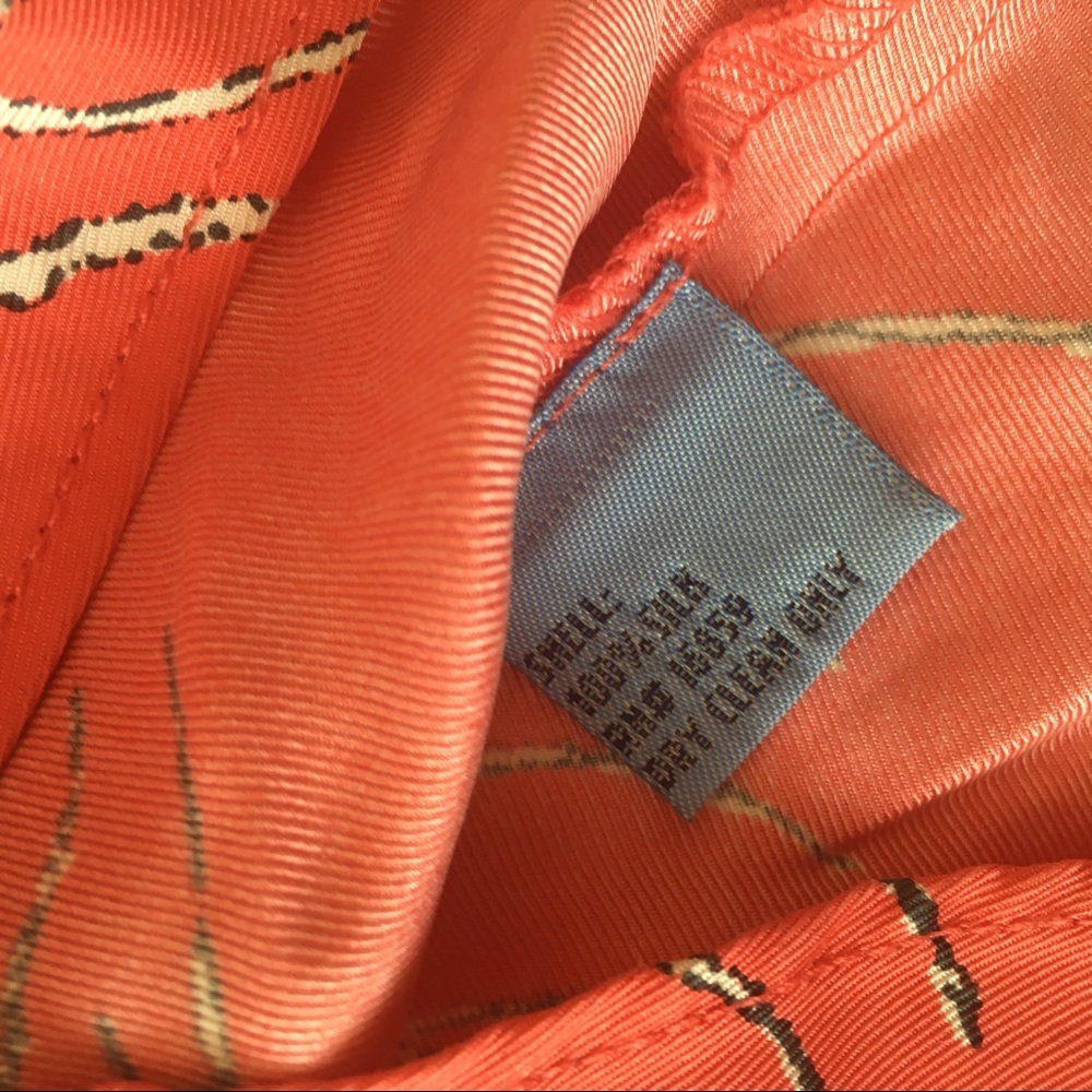 Coral red J McLaughlin top - Picture 8 of 8